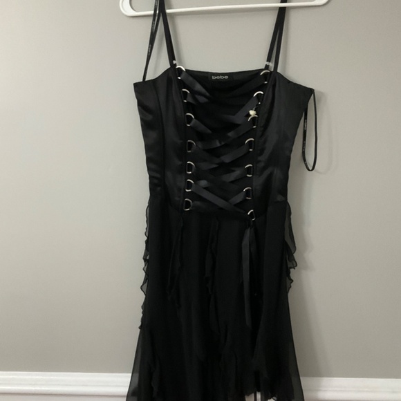 bebe lace up corset dress vintage Y2K - Picture 2 of 5